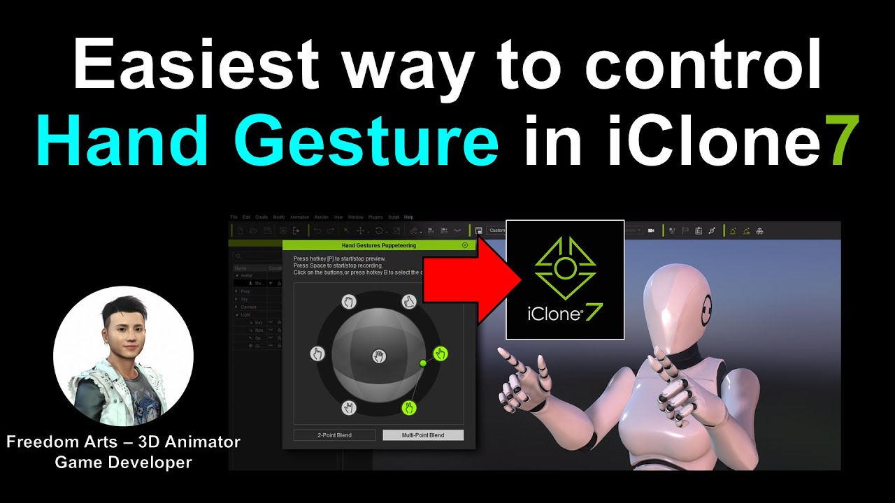 iClone Hand Gesture Puppeteering (Full Tutorial)