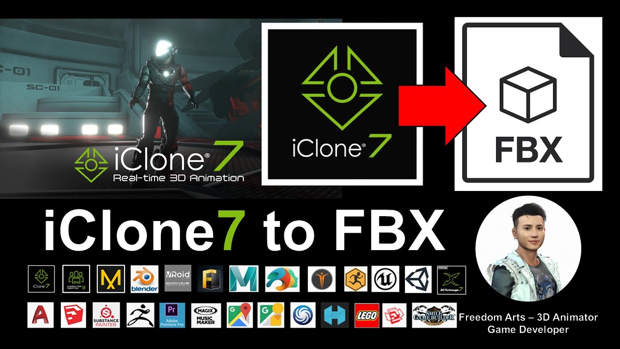 iClone to FBX – 3D Modeling and Animation Tutorial