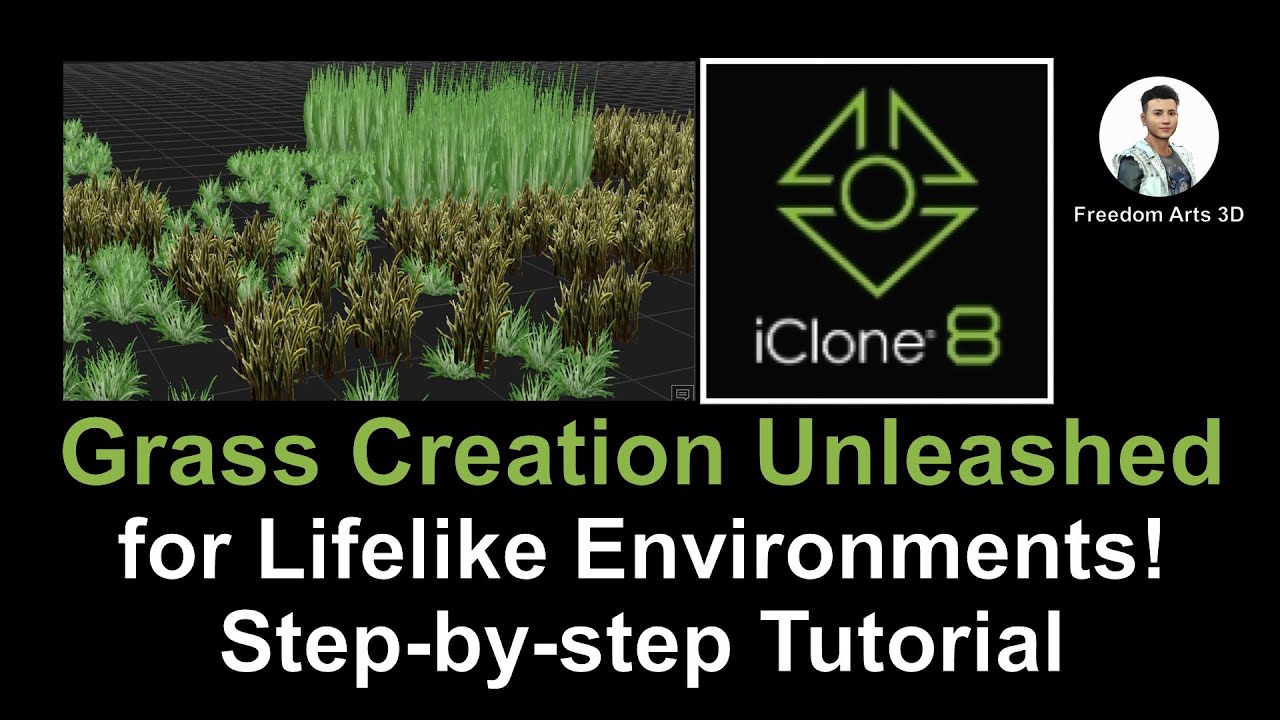 Grass Creation Unleashed: Learn iClone 8 Techniques for Lifelike Environments!