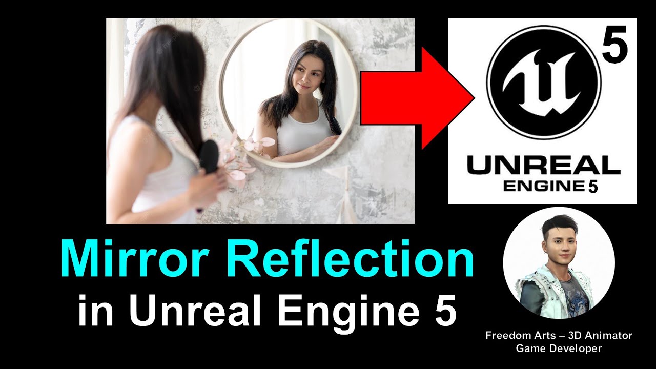 [Tutorial] [UE] How to create mirror reflection - Unreal Engine 5