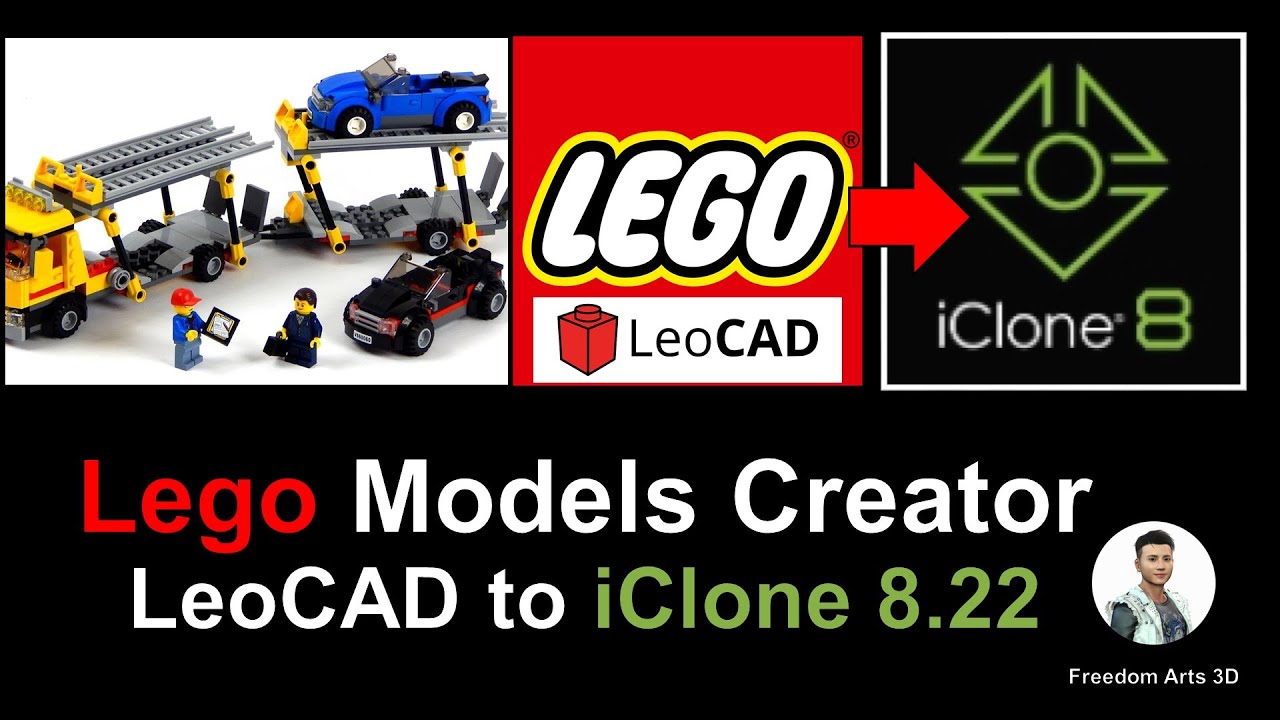 How to Create and Import Any Lego 3D Model into iClone 8.22 with LeoCAD: Step-by-Step Tutorial