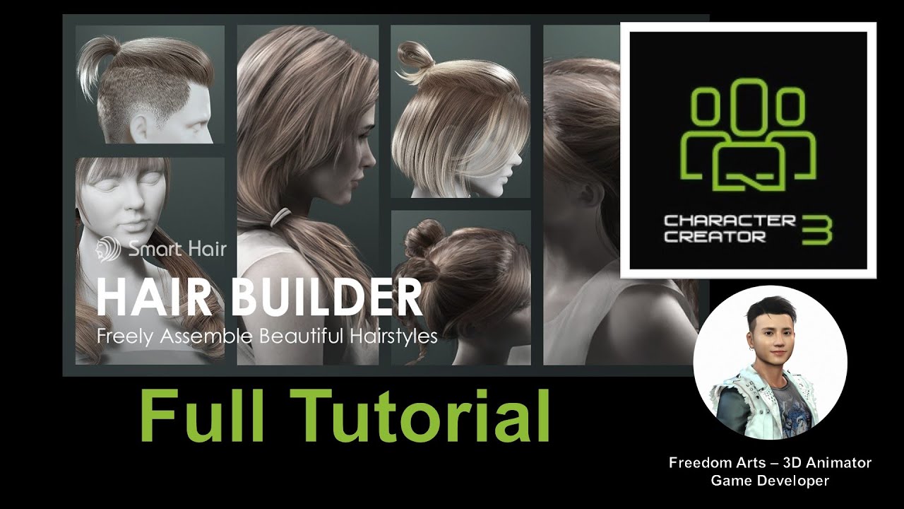 [Tutorial] [CC4] Hair Builder Tutorial - Character Creator 3.4