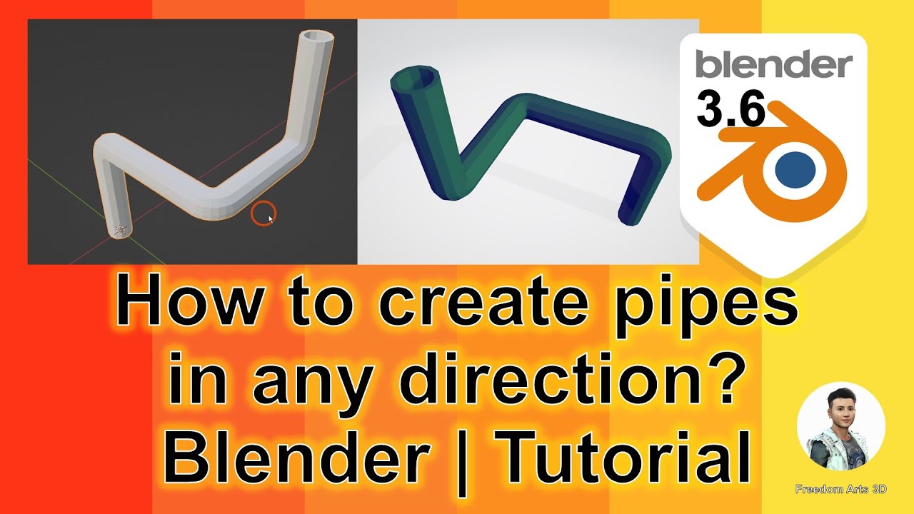 Blender 3.6 – How to Create Pipe? Full Tutorial