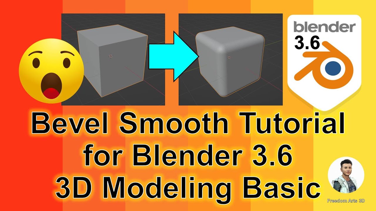How to create Smooth Bevel for 3D Models – Blender 3.6 Tutorial