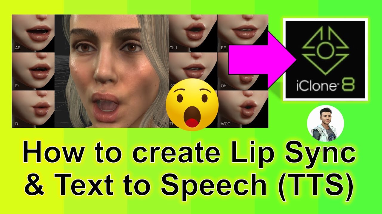 How to generate TTS & Lip Sync – iClone 8 Text to Speech Tutorial