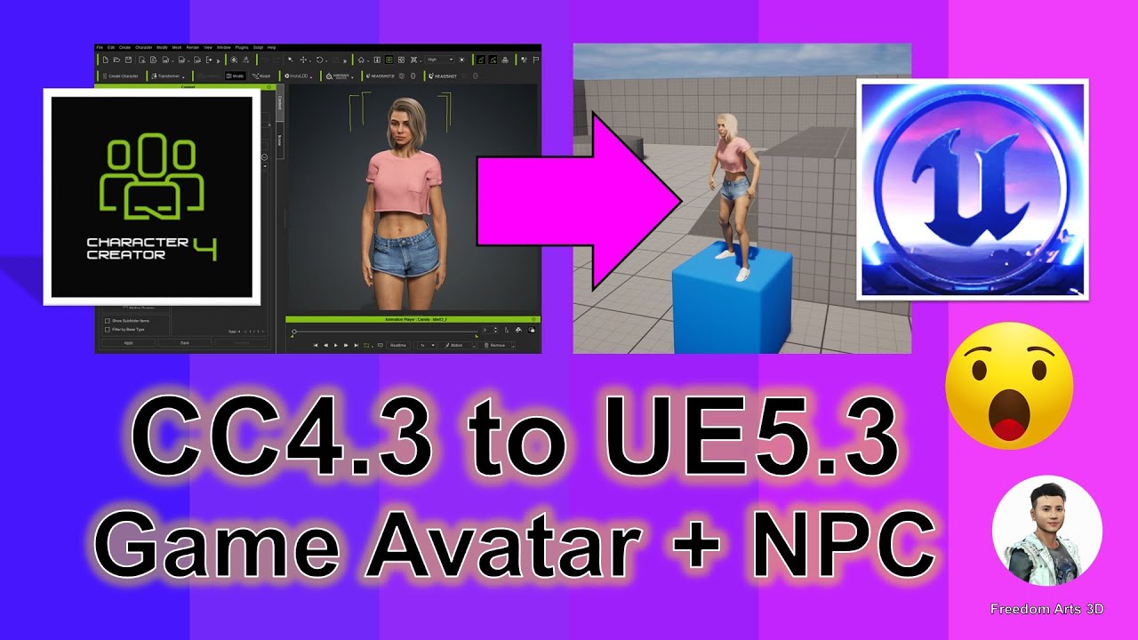 Character Creator 4.3 to Unreal Engine 5.3 – Game Avatar + NPC Tutorial