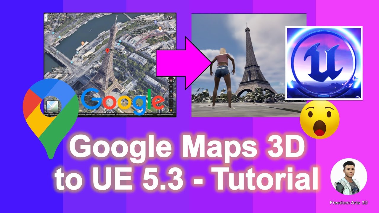 Google Maps 3D to Unreal Engine 5.3 – Tutorial
