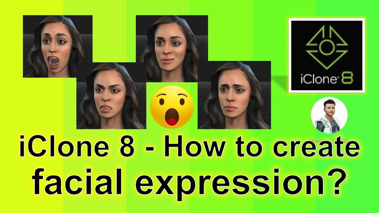 How to create facial expression animation – iClone 8 Tutorial