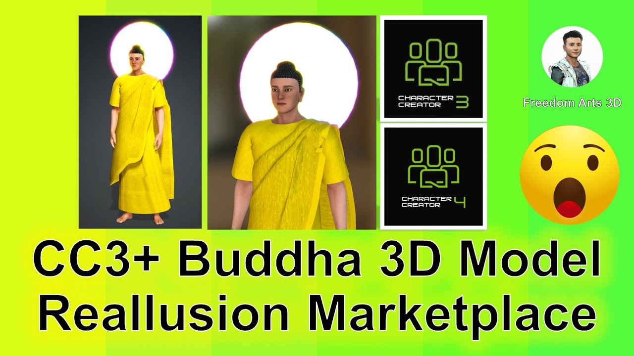 CC3+ Buddha 3D Models – Character Creator | iClone | Reallusion Marketplace