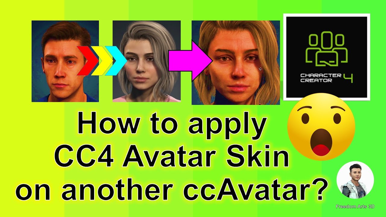 How to apply CC4 Avatar’s Skin on another CC4 Avatar – Character Creator 4 Tutorial
