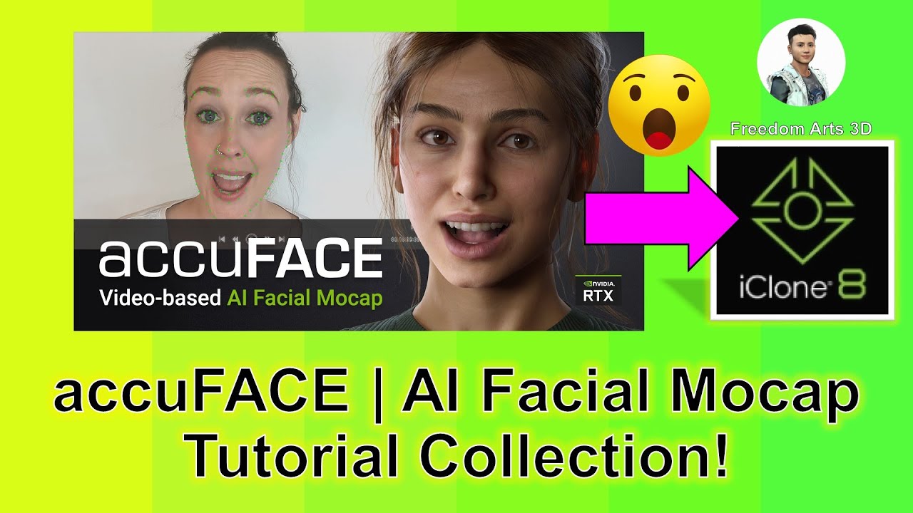 AccuFACE AI Facial Mocap | iClone 8 | Tutorial Collection