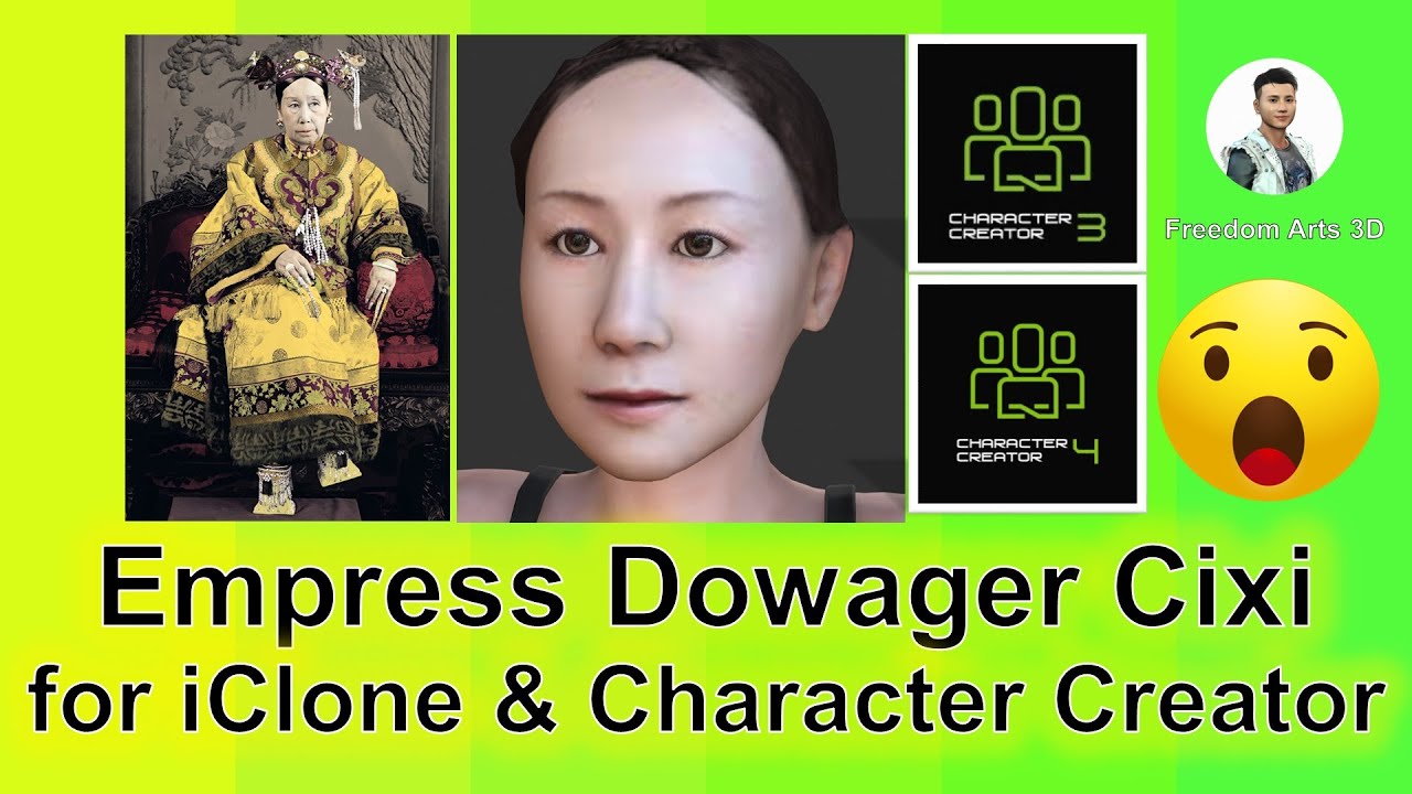 Empress Dowager Cixi CC3+ Character Creator & iClone | Reallusion Marketplace 3D Model