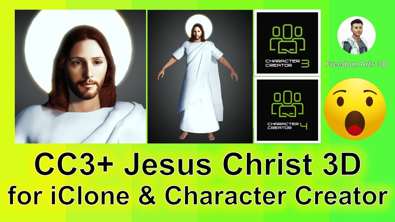Jesus Christ CC3+ Character Creator & iClone | Reallusion Marketplace 3D Model
