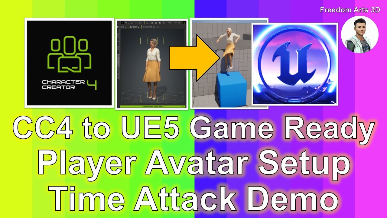 Character Creator 4 to Unreal Engine 5 | Player Avatar Setup | Time Attack | Tutorial