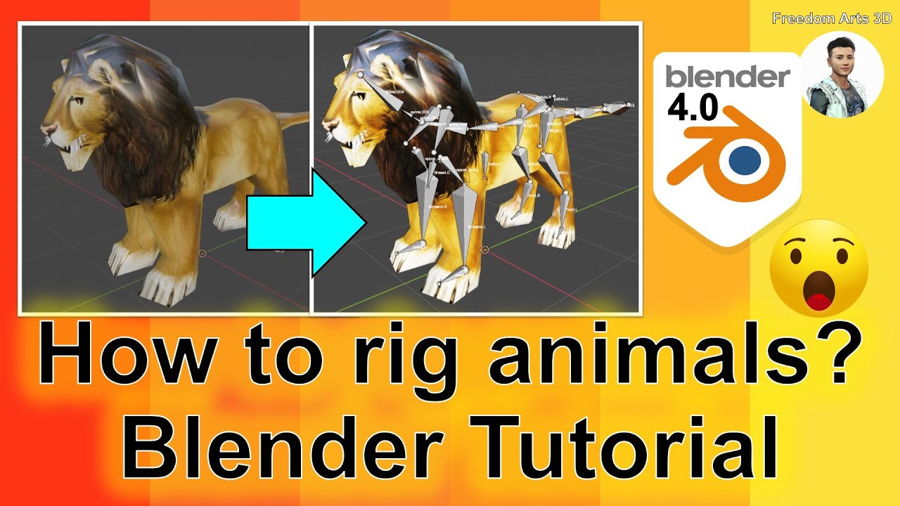 How to Rig Animals? Blender Rigging Tutorial