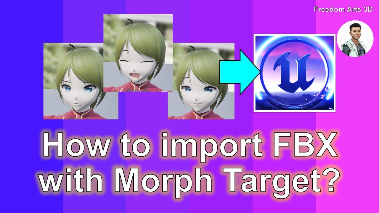 How to import morph target? Unreal Engine 5 Tutorial | Blend Shape | Shape Key | UE5