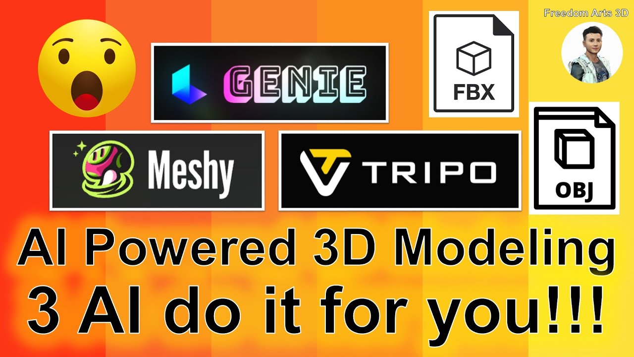 AI Powered 3D Modeling – Tripo | Genie | Meshy