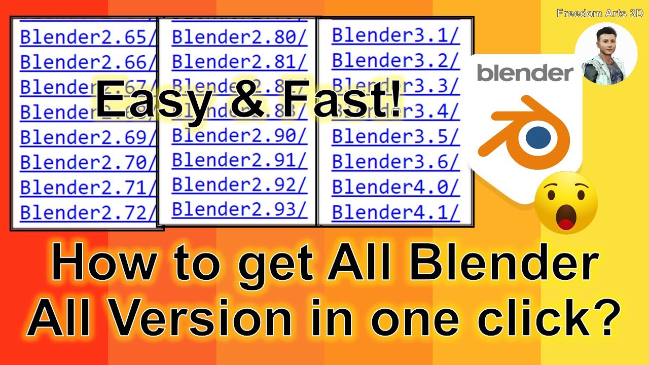 How to get all Blender Version in one click? Easy and Fast! Older Versin Blender