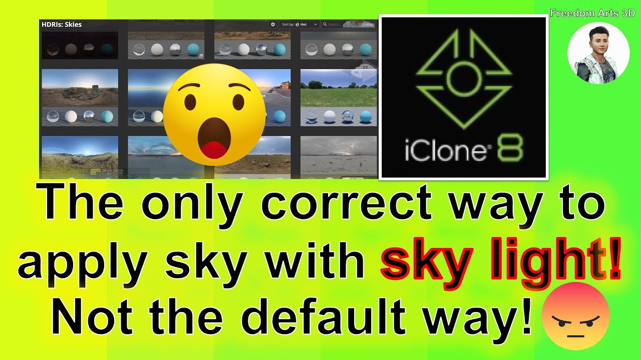 iClone | How to create sky with sky light | Tutorial