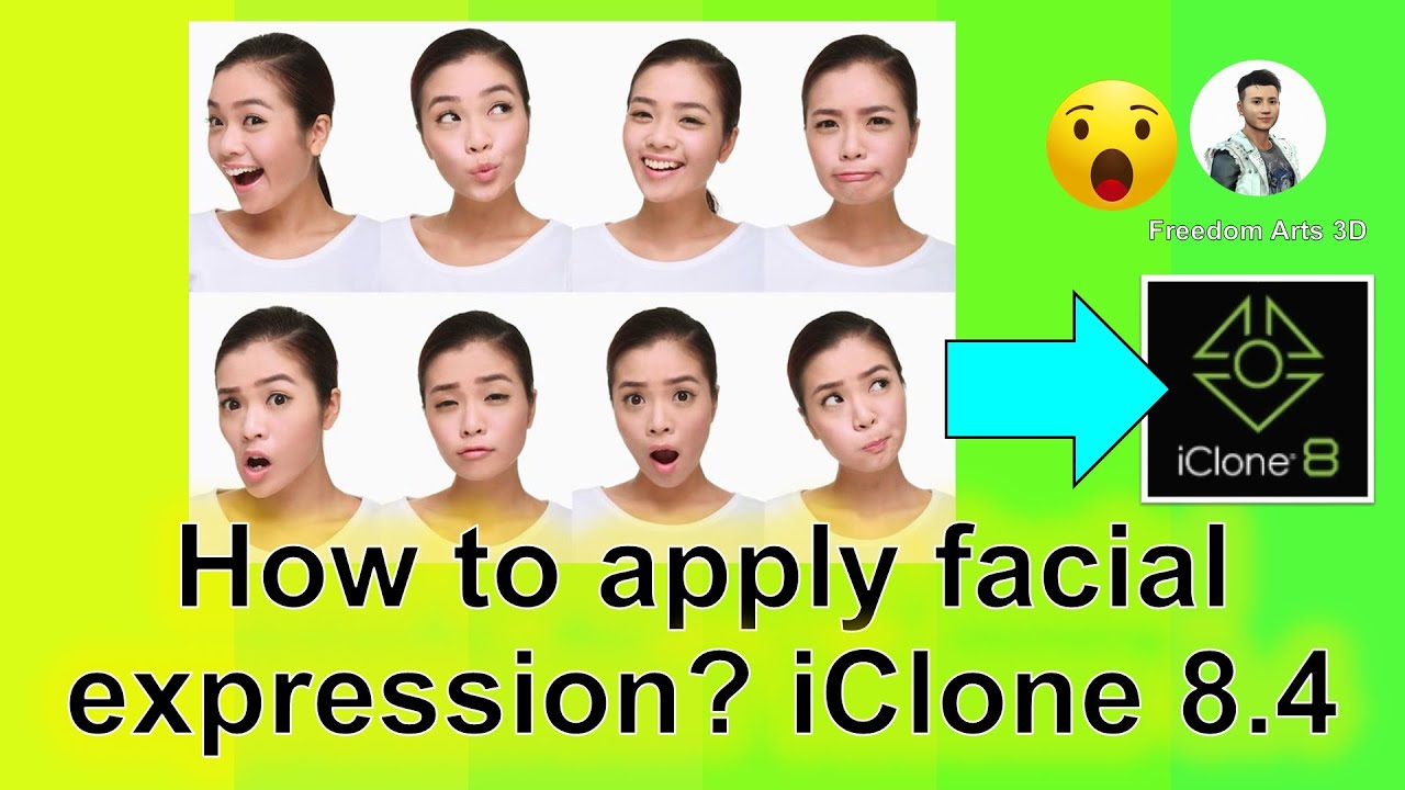 How to apply facial expression – iClone 8.4 Tutorial