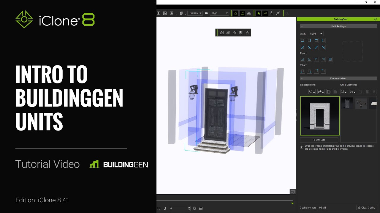 Intro to BuildingGen Units | iClone BuilidingGen Plug-in Tutorial
