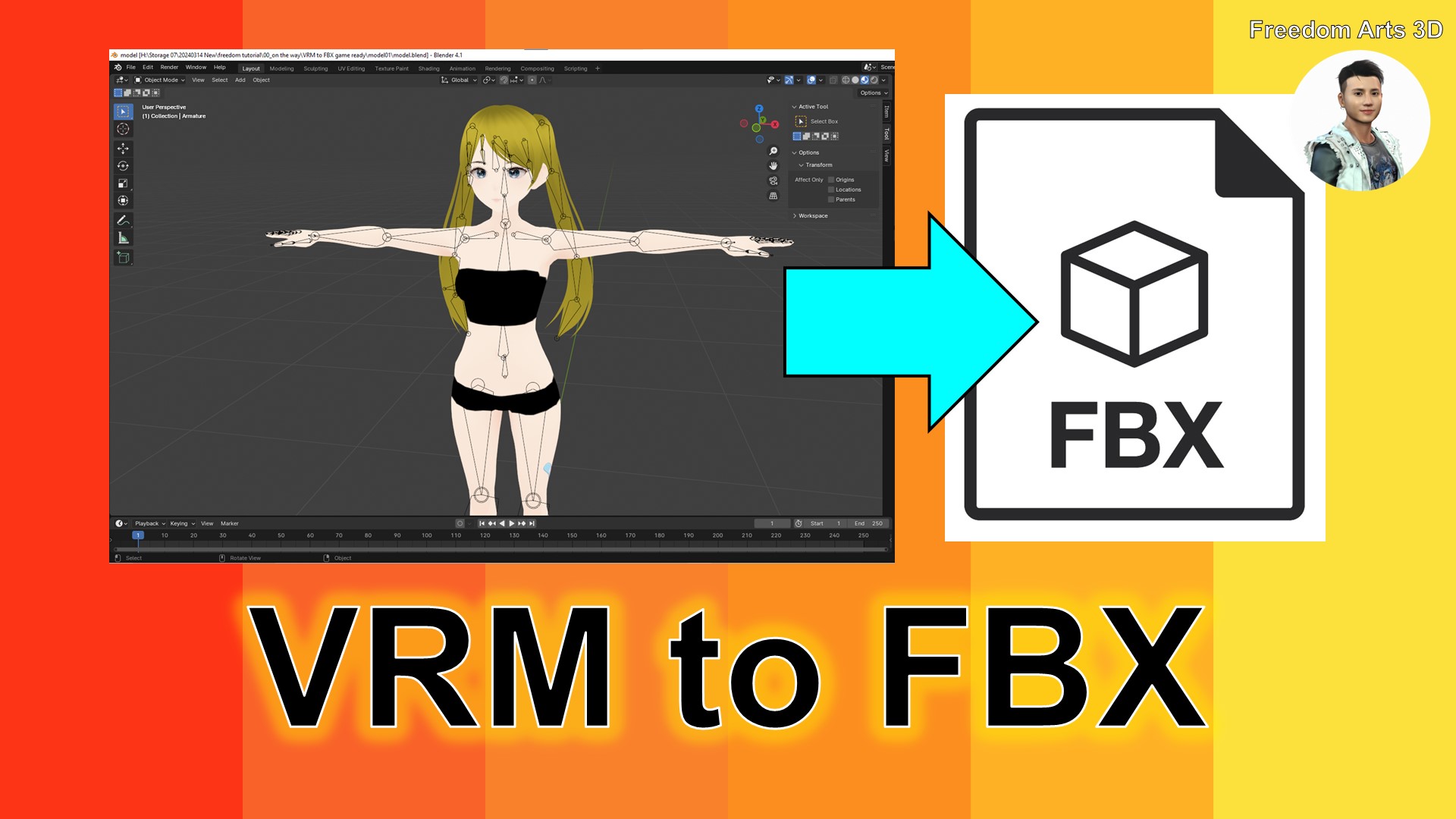 VRM to FBX Converter 2.0