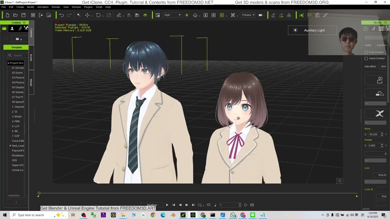 [IC7] [IC8] [CC4] Cartoon Students Manga Male & Female Full Display