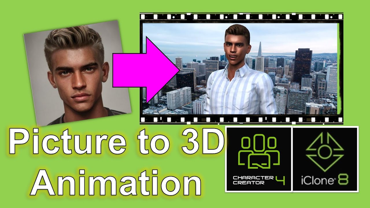 Make Yourself into 3D Animation – iClone & Character Creator Tutorial #iclone #cc4 #3danimation
